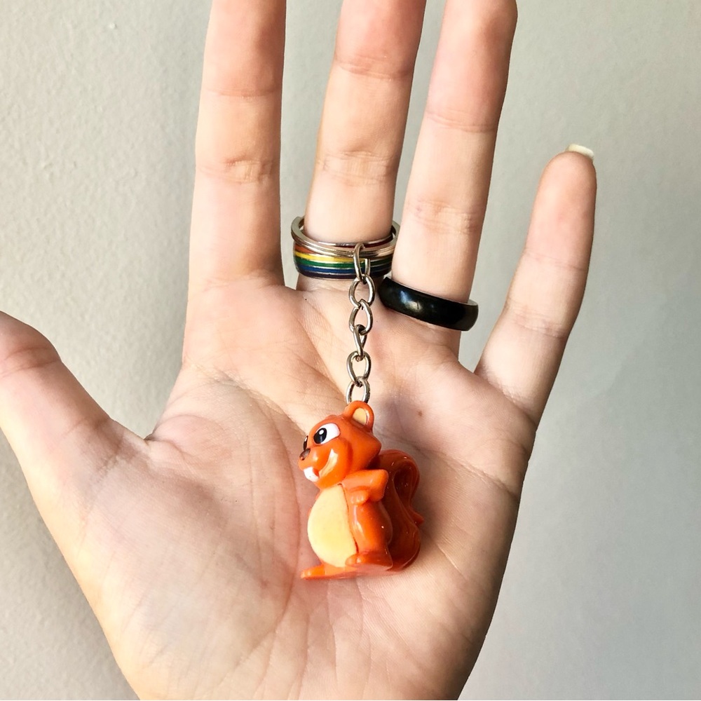 ❤️ Toy Squirrel Keychain - Picture 3 of 4